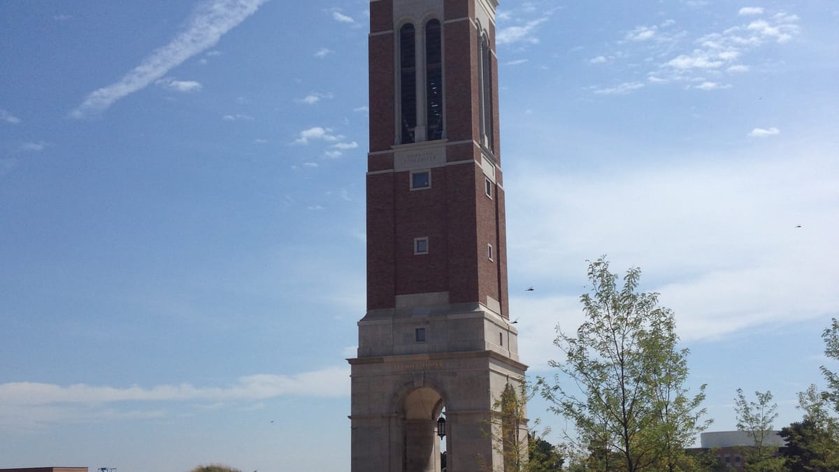 Elliott Tower carillon at Oakland University in Rochester, Michigan