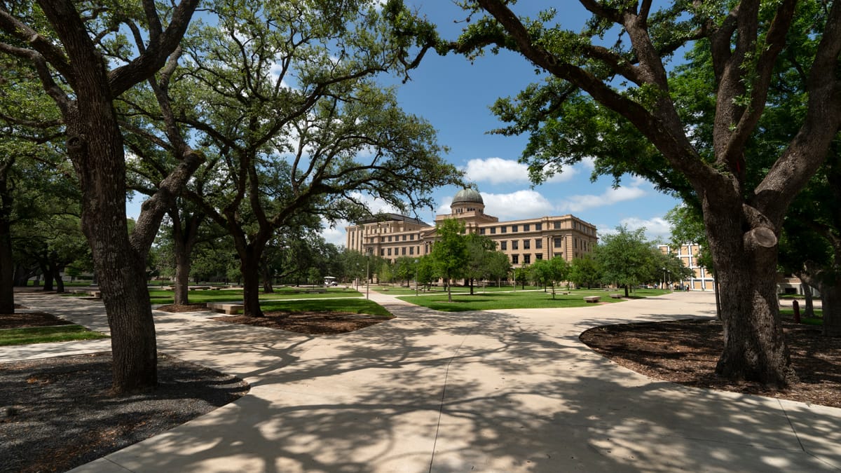 Academic Building at Texas A&M University in College Station, Texas