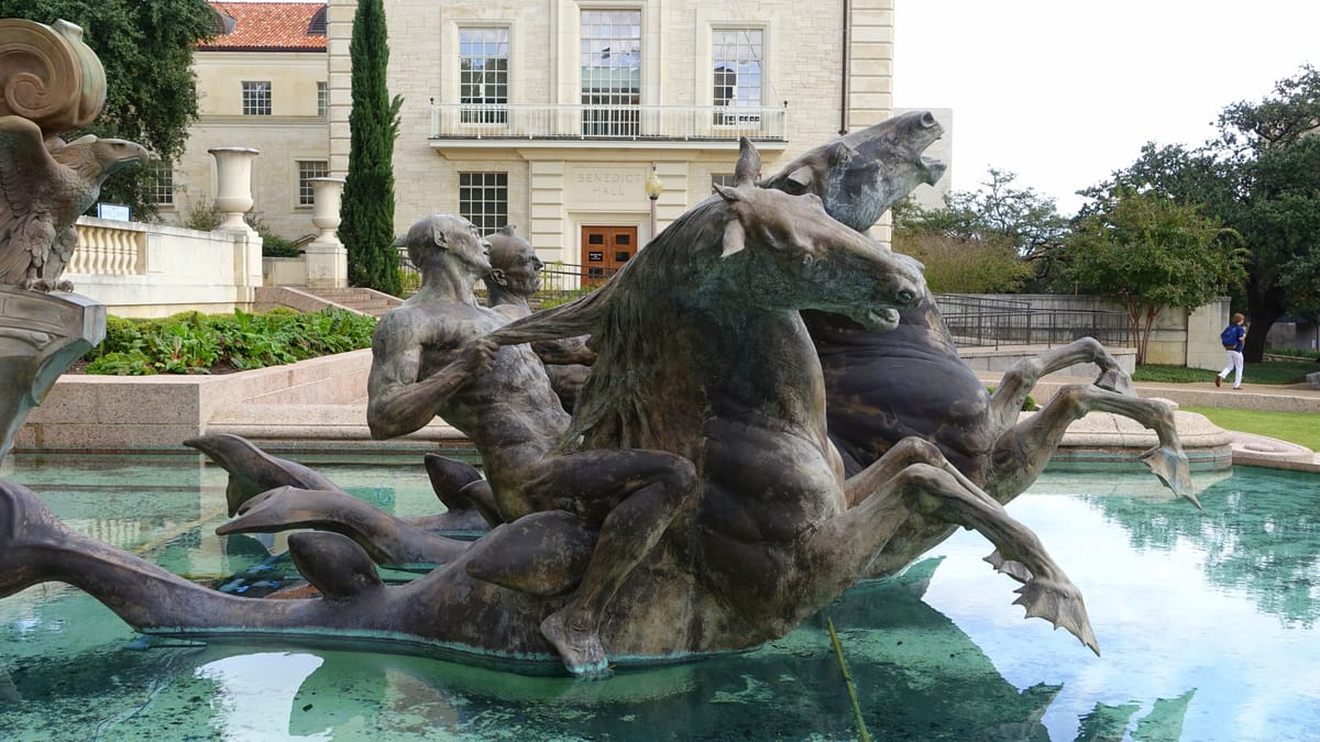 Littlefield Fountain at The University of Texas at Austin
